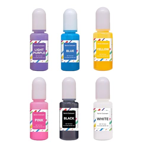 Cheerix Farbpigmente für Gießpulver, 6 Farben Set für Beton Gips, Epoxidharz Farbe Set, Gießpulver Farbe Betonpigment, Leicht lösliches Pulver, Betonfarbe Pulver Gipsfarbe. Cheerix Farbpigmente für Gießpulver, 6 Farben Set für Beton Gips, Epoxidharz Farbe Set, Gießpulver Farbe Betonpigment, Leicht lösliches Pulver, Betonfarbe Pulver Gipsfarbe. von Cheerix