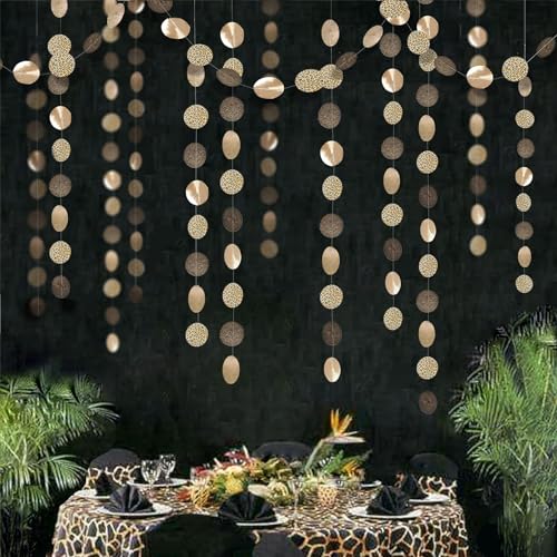 Leoparden-Themenparty-Girlande für Geparden-Thema, hängende Dekoration, Dschungel-Banner, Wildtier-Hintergrund für Hochzeit, Geburtstag, Partyzubehör Leoparden-Themenparty-Girlande für Geparden-Thema, hängende Dekoration, Dschungel-Banner, Wildtier-Hintergrund für Hochzeit, Geburtstag, Partyzubehör von Cheerland