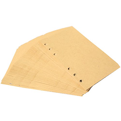 Cheerlife Leere linierte Einlageblätter 6 Loch Notizpapier Ersatzblätter für A6 Notizbuch/Tagebuch Vintage-Stil, 80 Blätter, 16,8 x 10,5 cm Cheerlife Leere linierte Einlageblätter 6 Loch Notizpapier Ersatzblätter für A6 Notizbuch/Tagebuch Vintage-Stil, 80 Blätter, 16,8 x 10,5 cm von Cheerlife