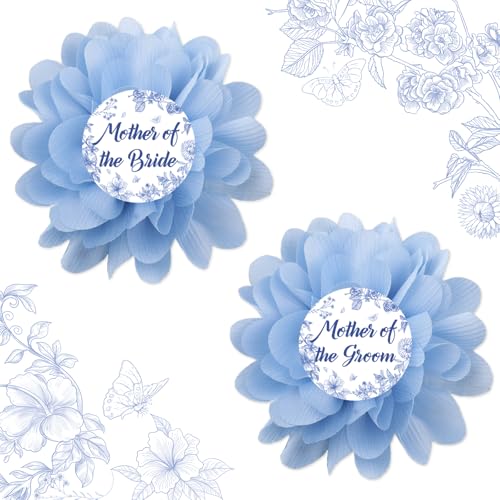 Cheerupp 2 x blaue Anstecknadeln aus Weißblech für die Mutter der Braut und des Bräutigams, staubige blaue Brautparty, als Geschenk für Mütter, Hochzeitsknöpfe für Junggesellinnenabschied, Verlobung Cheerupp 2 x blaue Anstecknadeln aus Weißblech für die Mutter der Braut und des Bräutigams, staubige blaue Brautparty, als Geschenk für Mütter, Hochzeitsknöpfe für Junggesellinnenabschied, Verlobung von Cheerupp