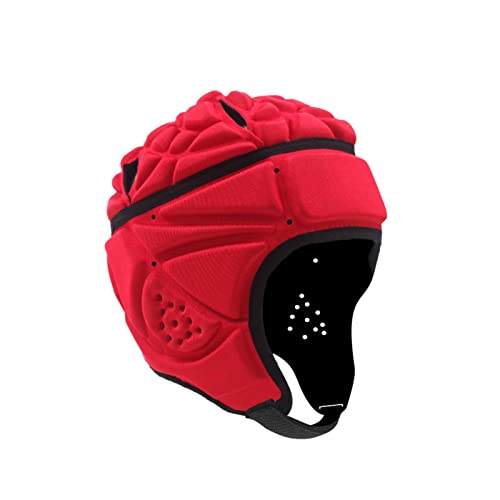 Chen0-super -Helm Flag Football-Helm - Weich verstellbare, gepolsterte Kopfbedeckung -Helm, Torwart-Kopfschutz Rugger-Kopfschutz für 7v7, Hockey, Fußball und Sporttraining von Chen0-super