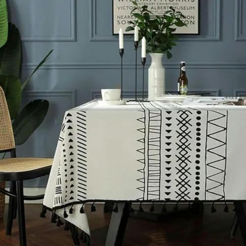 140~300 cm Geometrische Boho-gedruckte Tischdecke, Tischdecke Picknick-Kissen-Kaffeetisch Schrank-Dekor-Stil A-140x220 cm 140~300 cm Geometrische Boho-gedruckte Tischdecke, Tischdecke Picknick-Kissen-Kaffeetisch Schrank-Dekor-Stil A-140x220 cm von ChenYuNiu