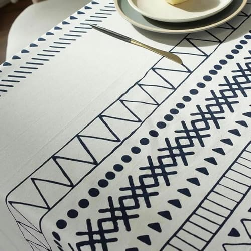 140~300 cm Geometrische Boho-gedruckte Tischdecke, Tischdecke Picknick-Kissen-Kaffeetisch Schrank-Dekor-Stil C-140x240 cm 140~300 cm Geometrische Boho-gedruckte Tischdecke, Tischdecke Picknick-Kissen-Kaffeetisch Schrank-Dekor-Stil C-140x240 cm von ChenYuNiu