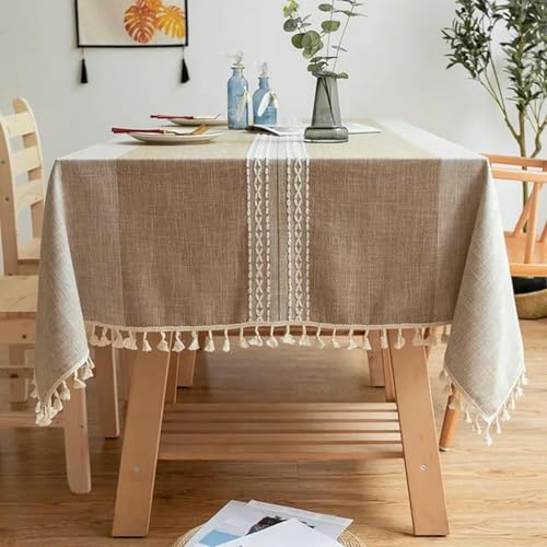 60~300 cm Baumwollwäsche-Tischdecke, Falten Anti-Fading-Jacquard-Tischtuch, Quasten Rechteck im Innenbereich im Freien im Freien Esstisch Cover-1PCS-Farben 8-100x160 cm 60~300 cm Baumwollwäsche-Tischdecke, Falten Anti-Fading-Jacquard-Tischtuch, Quasten Rechteck im Innenbereich im Freien im Freien Esstisch Cover-1PCS-Farben 8-100x160 cm von ChenYuNiu