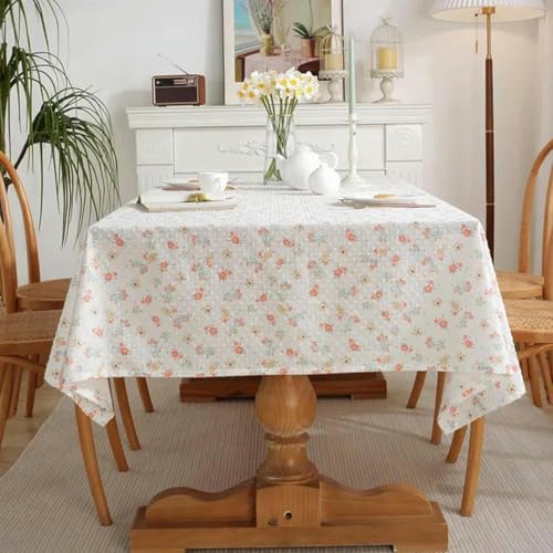 60~300 cm Druckblattblume Baumwollwäsche Tischdecke für die Küche Esszimmer Party rechteckiger Tischtuch Abdeckung Home Dekorationsrosa -60x60 cm 60~300 cm Druckblattblume Baumwollwäsche Tischdecke für die Küche Esszimmer Party rechteckiger Tischtuch Abdeckung Home Dekorationsrosa -60x60 cm von ChenYuNiu