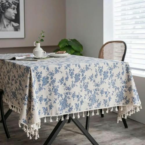 60~366 cm Pastoral Vintage Baumwollwäsche gedrucktes ESS-Tischdecke mit Quaste, Haushaltstea Table Tischdecke Staubdichtes Deckentuch 1-140 x 180 cm 60~366 cm Pastoral Vintage Baumwollwäsche gedrucktes ESS-Tischdecke mit Quaste, Haushaltstea Table Tischdecke Staubdichtes Deckentuch 1-140 x 180 cm von ChenYuNiu