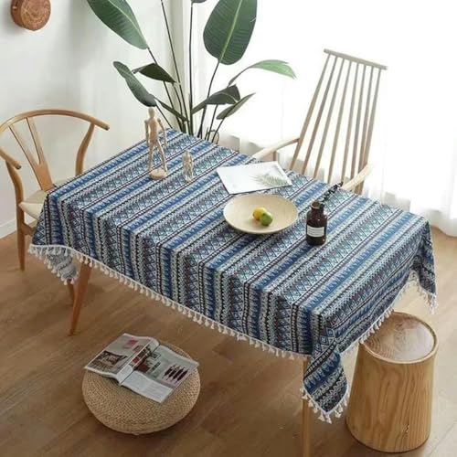 70~240 cm Plaid Baumwollwäsche Tischdecke Rechteck runden Tischtuch Weiche Abdeckung Spitze Quaste Outdoor Picknickdecke für Bankett-Köte Blue-90 x 145 cm 70~240 cm Plaid Baumwollwäsche Tischdecke Rechteck runden Tischtuch Weiche Abdeckung Spitze Quaste Outdoor Picknickdecke für Bankett-Köte Blue-90 x 145 cm von ChenYuNiu