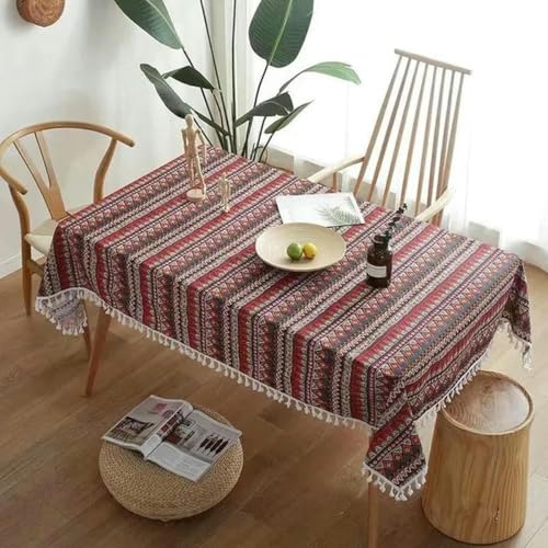 70~240 cm Plaid Baumwollwäsche Tischdecke Rechteck runden Tischtuch Weiche Abdeckung Spitze Quaste Outdoor Picknickdecke für Bankett-Köte Red-140 x 140 cm 70~240 cm Plaid Baumwollwäsche Tischdecke Rechteck runden Tischtuch Weiche Abdeckung Spitze Quaste Outdoor Picknickdecke für Bankett-Köte Red-140 x 140 cm von ChenYuNiu