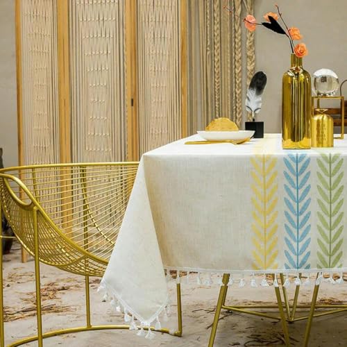 90~300 cm Retro-Blatt-Tischdecke, nordische Baumwollwäsche rechteckige Runde Tischtuchabdeckung für Partys, Geburtstage-ZB0016-140 x 220 cm 90~300 cm Retro-Blatt-Tischdecke, nordische Baumwollwäsche rechteckige Runde Tischtuchabdeckung für Partys, Geburtstage-ZB0016-140 x 220 cm von ChenYuNiu