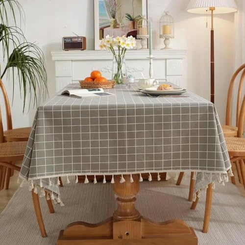 90~300 cm Vintage Baumwollwäsche rechteckige Tischdecke mit Quasten für Tisch-Pastoral Dekoration für Esstischabdeckungen Tee-Tuch-140x240 cm 90~300 cm Vintage Baumwollwäsche rechteckige Tischdecke mit Quasten für Tisch-Pastoral Dekoration für Esstischabdeckungen Tee-Tuch-140x240 cm von ChenYuNiu