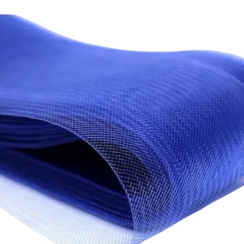 22,7 m steife Rosshaar-Borte, 7,5 cm breit, Polyester, steife Bänder zum Entbeinen, Nähen, Hochzeitskleid, Kleider, Rock, Hut (Marineblau) von Chencunquangod