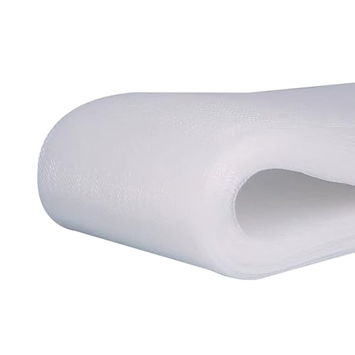 22,7 m steife Rosshaar-Borte, 7,5 cm breit, Polyester, steife Bänder zum Entbeinen, Nähen, Hochzeitskleid, Kleider, Rock, Hut (weiß) von Chencunquangod