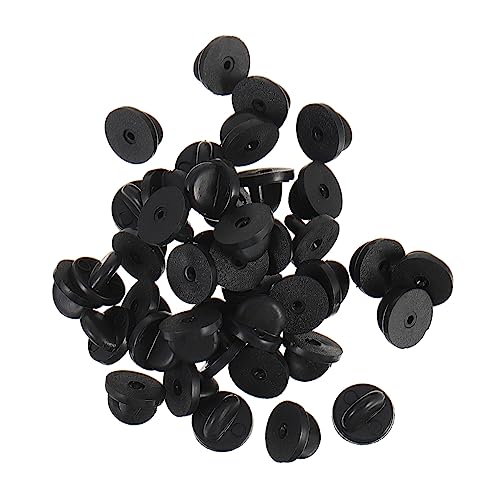 200 Stück Gummi-Broschen-Halter, Ersatz-Broschenhalter, einheitliche Abzeichen, Verriegelungsstift-Verschlüsse von ChengChengJin