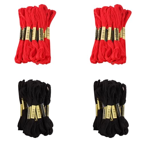 Stickgarne für Erwachsene und Anfänger, für Schmuckherstellung, Armband, Stricken, Nähen, Bastelbedarf, 96 Stück, 8 m (01) von ChengChengJin