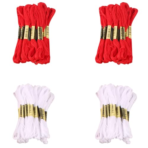 Stickgarne für Erwachsene und Anfänger, für Schmuckherstellung, Armband, Stricken, Nähen, Bastelbedarf, 96 Stück, 8 m (03) von ChengChengJin