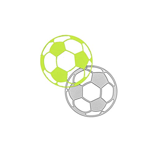 Fußball-Metall-Stanzform, Fußball-Stanzschablone, Stanzschablone, Stanzschablonen, Formen, Scrabooking-Zubehör für Einladungskarten, Papierbasteln, Umschläge, Verzierungen, DIY-Fotoalbum Fußball-Metall-Stanzform, Fußball-Stanzschablone, Stanzschablone, Stanzschablonen, Formen, Scrabooking-Zubehör für Einladungskarten, Papierbasteln, Umschläge, Verzierungen, DIY-Fotoalbum von Chengling