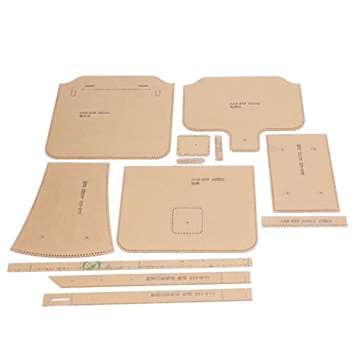 12pcs klares Acryl -Umhängetasche Muster Schablonenvorlagen -Set, präzises Schneiden von DIY -Werkzeug für Lederhandwerk, transparentes und Verschleißmaterial, leicht zu lagern 12pcs klares Acryl -Umhängetasche Muster Schablonenvorlagen -Set, präzises Schneiden von DIY -Werkzeug für Lederhandwerk, transparentes und Verschleißmaterial, leicht zu lagern von ChengyuWei
