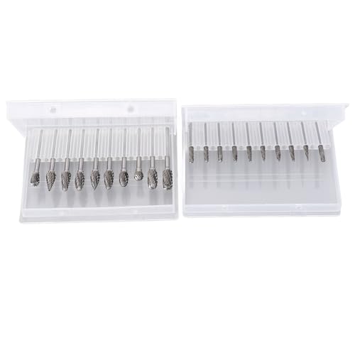 20Pcs Tungsten Carbide Carving Bits Double Cut Revolving Burr Set 1/8in Shank for DIY Woodworking Engraving Drilling 20Pcs Tungsten Carbide Carving Bits Double Cut Revolving Burr Set 1/8in Shank for DIY Woodworking Engraving Drilling von ChengyuWei