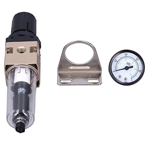 Automatic Drain Air Filter, Lightweight Aluminum Alloy Stainless Steel, PC Oil Water Separator, Pneumatic Pressure Regulator with Adjustable Range 0.05 0.85mpa, 5μm Filtration Ac Automatic Drain Air Filter, Lightweight Aluminum Alloy Stainless Steel, PC Oil Water Separator, Pneumatic Pressure Regulator with Adjustable Range 0.05 0.85mpa, 5μm Filtration Ac von ChengyuWei
