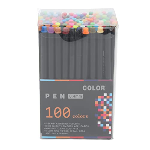 ChengyuWei Feine Tippstifte 100 Farben, Fineliner -Stifte mit 04 mm. Röhre, schnell trocknende glänzende Tinte, minimieren Sie das Marker für das Schreiben, Kunst, Journaling, ChengyuWei Feine Tippstifte 100 Farben, Fineliner -Stifte mit 04 mm. Röhre, schnell trocknende glänzende Tinte, minimieren Sie das Marker für das Schreiben, Kunst, Journaling, von ChengyuWei