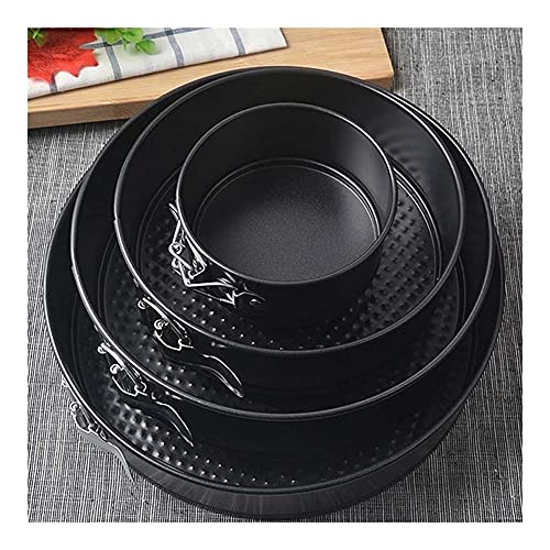 Chenhan Spritztüllen Set Non-Stick Metall Backform Edelstahl Runde Kuchen Tablett Backwerkzeug Abnehmbare Basis Backtray Kuchen Zubehör Küchenwerkzeuge (Color : 9 inch) von Chenhan
