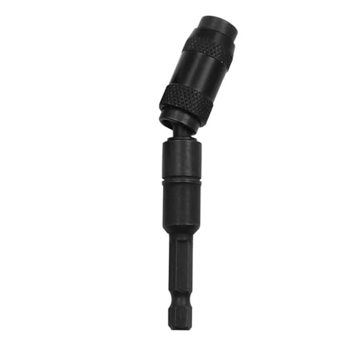 1/4 Zoll Sechskant-Schraubendreher-Bits, Magnetische Bohrer, Handwerkzeuge, Bohrer-Verlängerungsstange, Schnellwechselhalter(Full black) von Chenhj