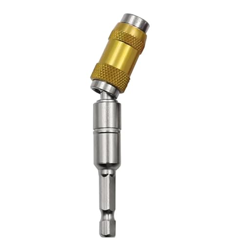 1/4 Zoll Sechskant-Schraubendreher-Bits, Magnetische Bohrer, Handwerkzeuge, Bohrer-Verlängerungsstange, Schnellwechselhalter(Yellow) von Chenhj