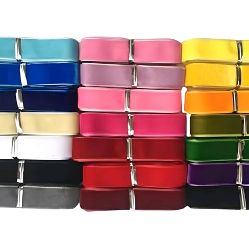 Chenkou Craft 20 Yards 15 mm Flockg rtel, Flockg rtel Gurtband mehr als 20 Farben in loser Sch ttung von Chenkou Craft