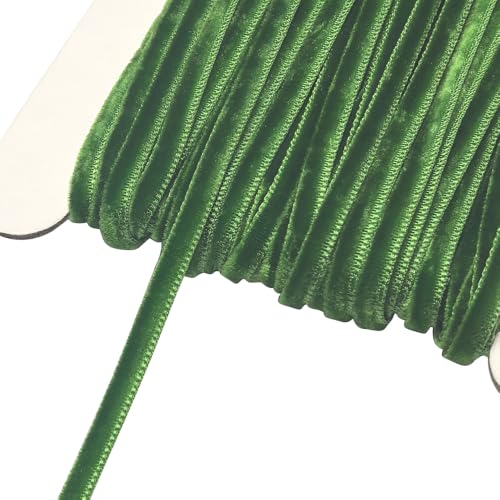 Chenkou Craft Samtband, Grün, 22 m, 3 mm, 3 mm von Chenkou Craft