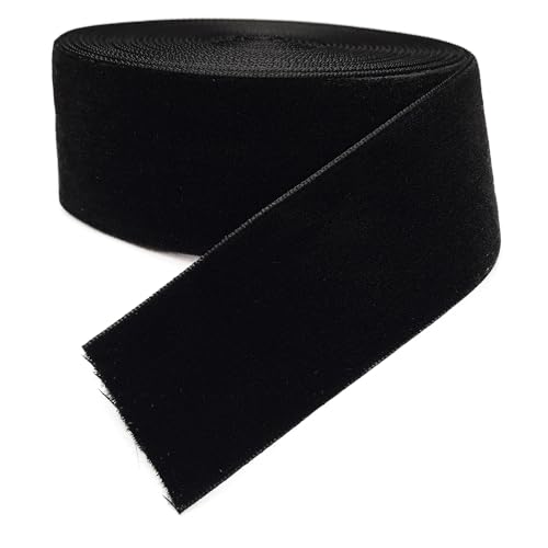 Chenkou Craft Samtband, Schwarz, 40 mm, 4,8 m Chenkou Craft Samtband, Schwarz, 40 mm, 4,8 m von Chenkou Craft