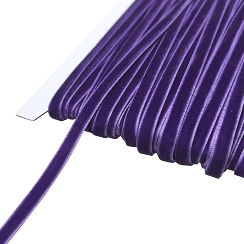 Chenkou Craft Violettes Samtband, 23 m, 6 mm Chenkou Craft Violettes Samtband, 23 m, 6 mm von Chenkou Craft
