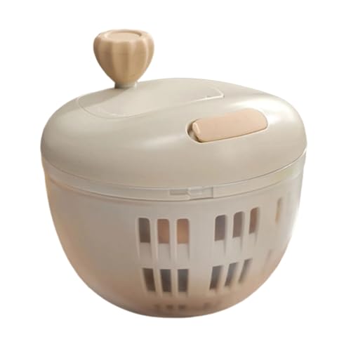 Chenxi Studio Gemüse-Trockner, Waschmaschine, Obst- und Waschmaschine, Salatschleuder, Küchengrün-Abtropfsieb, einfach zu bedienen, Dörrautomat, Küchengrün-Abtropfsieb von Chenxi Studio
