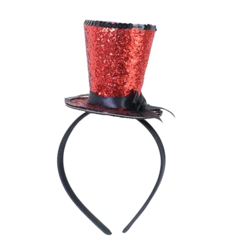 Chenxi Studio Kinder-Haarreif mit Zylinderhut für Halloween, Weihnachten, Neujahr, Brautparty, 1920er Jahre, Tophat-Stirnband Chenxi Studio Kinder-Haarreif mit Zylinderhut für Halloween, Weihnachten, Neujahr, Brautparty, 1920er Jahre, Tophat-Stirnband von Chenxi Studio