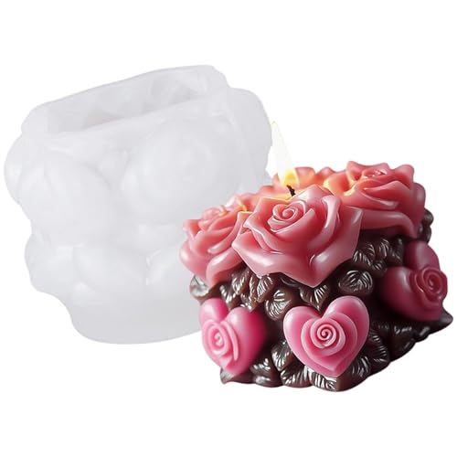 Rosenblüten-Silikonform, Rosenform, Seifenherstellung für Epoxidharz, Seife, Hochzeit, Heimdekoration, Silikon von Chenxi Studio