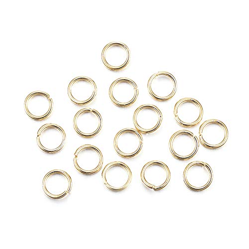 Cheris Biegeringe, 4 mm, klein, rund, O-Ring-Verbinder, 20 Gauge, für Schmuckherstellung, 500 Stück von Cheriswelry