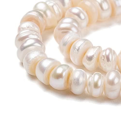 Cheriswelry 1 Strang natürliche Perlen Barockstil Perlen Nuggets 5–6 mm Süßwasser-Zuchtperlen Abstandhalter für DIY Hochzeit Jahrestag Halskette Armband Herstellung Cheriswelry 1 Strang natürliche Perlen Barockstil Perlen Nuggets 5–6 mm Süßwasser-Zuchtperlen Abstandhalter für DIY Hochzeit Jahrestag Halskette Armband Herstellung von Cheriswelry