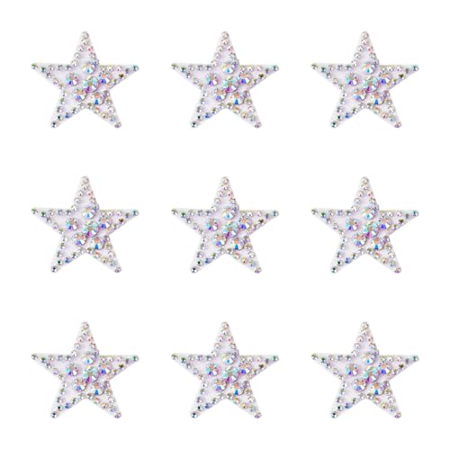 Cheriswelry 10 x Stern-Strass-Patches für Kleidung, zum Aufbügeln/Aufnähen, Kristall-Applikationen, Taschen, Taschen, Taschen, Taschen, 29,5 x 30,5 mm, für Kleidung, Aufkleber, DIY-Dekoration Cheriswelry 10 x Stern-Strass-Patches für Kleidung, zum Aufbügeln/Aufnähen, Kristall-Applikationen, Taschen, Taschen, Taschen, Taschen, 29,5 x 30,5 mm, für Kleidung, Aufkleber, DIY-Dekoration von Cheriswelry