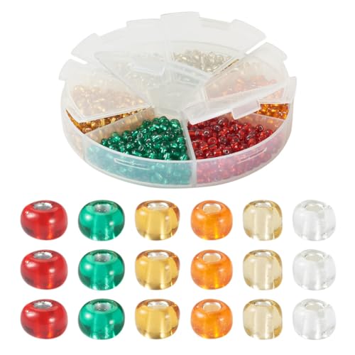 Cheriswelry 1416Pcs 4mm Glas Rocailles Silber Gefüttert Runde Herbst Thema Rocailles Gemischte Farbe Pony Lose Perlen für Schmuck Machen Cheriswelry 1416Pcs 4mm Glas Rocailles Silber Gefüttert Runde Herbst Thema Rocailles Gemischte Farbe Pony Lose Perlen für Schmuck Machen von Cheriswelry