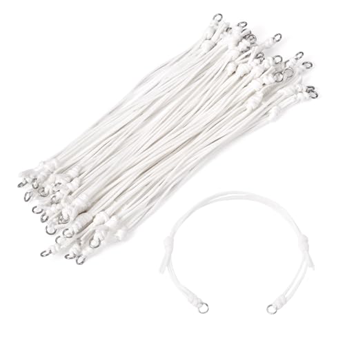 Cheriswelry 20 Stück verstellbare Armbänder zur Herstellung koreanischer gewachster Polyesterschnur, Armbänder, Verbindungsanhänger, Freundschaftsarmband, Schnur 23,9 cm, für Damen und Herren Cheriswelry 20 Stück verstellbare Armbänder zur Herstellung koreanischer gewachster Polyesterschnur, Armbänder, Verbindungsanhänger, Freundschaftsarmband, Schnur 23,9 cm, für Damen und Herren von Cheriswelry