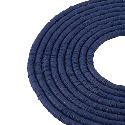 Cheriswelry 3200 Stück 6 mm handgefertigte Polymer-Ton-Perlen flache runde Scheibenmünze Heishi-Tonperlen für den Sommer DIY Schmuck, Armband, Halskettenherstellung, Preußisch-Blau Cheriswelry 3200 Stück 6 mm handgefertigte Polymer-Ton-Perlen flache runde Scheibenmünze Heishi-Tonperlen für den Sommer DIY Schmuck, Armband, Halskettenherstellung, Preußisch-Blau von Cheriswelry
