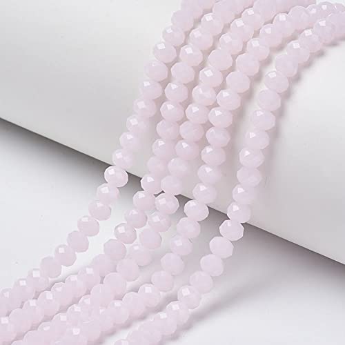 Cheriswelry 4 x 3 mm facettierte Glasperlen, Rondelle, Abstandhalter, Abakus, kleine Rocailles, Perlen für Schmuck, Halsketten, Basteln, Rosa Cheriswelry 4 x 3 mm facettierte Glasperlen, Rondelle, Abstandhalter, Abakus, kleine Rocailles, Perlen für Schmuck, Halsketten, Basteln, Rosa von Cheriswelry