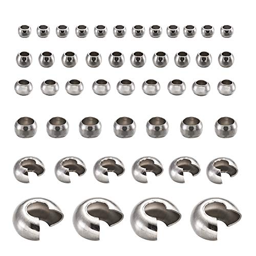 Cheriswelry 660 Stück Edelstahl Quetschperlen Klemmenden Stopper halbrund offen Quetschperlen Knoten Abdeckungen für Schmuckherstellung Cheriswelry 660 Stück Edelstahl Quetschperlen Klemmenden Stopper halbrund offen Quetschperlen Knoten Abdeckungen für Schmuckherstellung von Cheriswelry