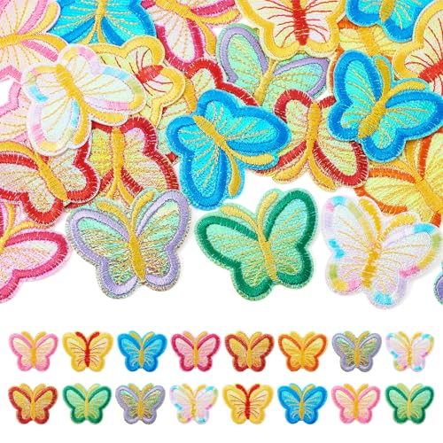 Cheriswelry Aufnäher zum Aufbügeln oder Aufnähen, computergesteuerte Stickerei, Reparaturapplikationen, 45 x 55 mm, Dekoration, Nähflicken für Hüte, Taschen, Jacken, Kleider, T-Shirts, Rucksäcke, 24 Cheriswelry Aufnäher zum Aufbügeln oder Aufnähen, computergesteuerte Stickerei, Reparaturapplikationen, 45 x 55 mm, Dekoration, Nähflicken für Hüte, Taschen, Jacken, Kleider, T-Shirts, Rucksäcke, 24 von Cheriswelry