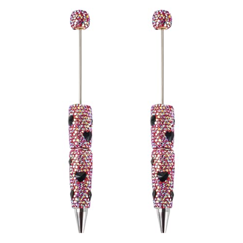 Cheriswelry Kugelschreiber-Nachfüllmine für Geschenke, Schule, Bürobedarf, Herzform, Violett, Schwarz, 2 Stück Cheriswelry Kugelschreiber-Nachfüllmine für Geschenke, Schule, Bürobedarf, Herzform, Violett, Schwarz, 2 Stück von Cheriswelry