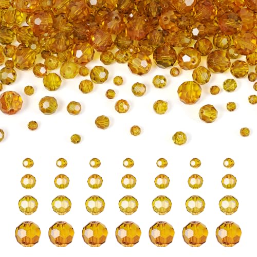 Cheriswelry Runde facettierte Glasperlen, 4–10 mm, transparent, zum Backen bemalt, Kristallglasperlen für selbstgemachte Armbänder, Halsketten, Ohrringe, Schmuckherstellung (4 Stränge, ca. 64–99 Cheriswelry Runde facettierte Glasperlen, 4–10 mm, transparent, zum Backen bemalt, Kristallglasperlen für selbstgemachte Armbänder, Halsketten, Ohrringe, Schmuckherstellung (4 Stränge, ca. 64–99 von Cheriswelry