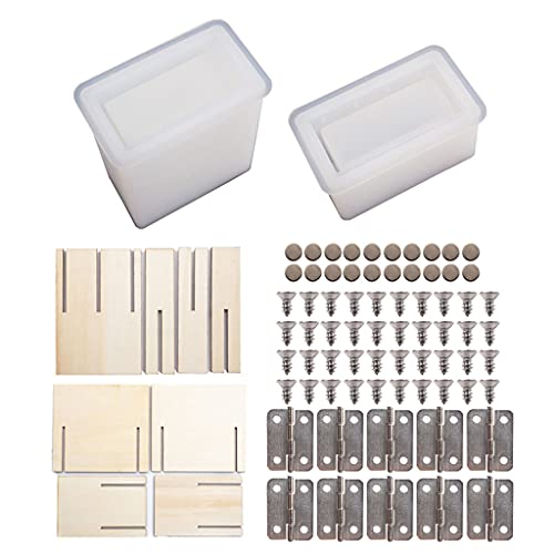 Cherjoury - 1 Set Epoxidharz Aufbewahrungsbox Zigaretten Aufbewahrungsbox für Silikonhülle DIY Seife Gips Gießwerkzeuge Cherjoury - 1 Set Epoxidharz Aufbewahrungsbox Zigaretten Aufbewahrungsbox für Silikonhülle DIY Seife Gips Gießwerkzeuge von Cherjoury