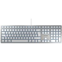 CHERRY KC 6000 SLIM for MAC Tastatur kabelgebunden silber von Cherry