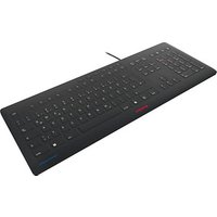 CHERRY STREAM PROTECT Tastatur kabelgebunden schwarz von Cherry