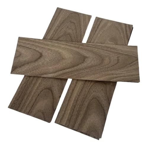 Cherrynight XLJP Natürliche Walnussfurnierplatten, Dicke 1 mm, geeignet for Modellbau und Handwerk, unbehandelte Intarsienholzplatten, Kombination(10x30cmx10pcs) von Cherrynight