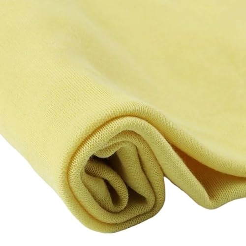 Cherrynight XLJP Nylon-Strickstoff, Kevlar-Stoff, gelber Aramidfaserstoff for DIY-Kleidung, 150 cm Breite, 30 cm/50 cm/100 cm Länge zur Auswahl (Size : 100cm x 150cm, Color : 220g) von Cherrynight